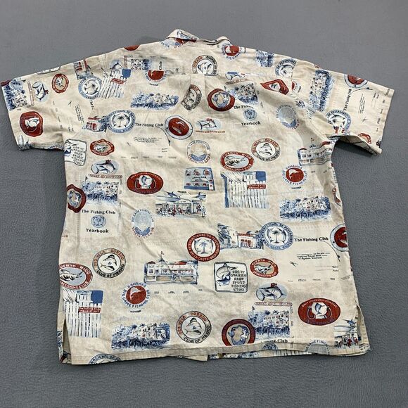 Hook & Tackle Reverse Print Fishing Shirt XL Bahamas Virgin Islands - Picture 12 of 16